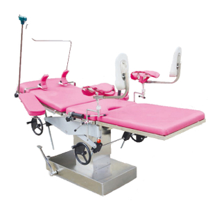 Mesa hidráulica integral manual de obstetricia y ginecología para equipos médicos