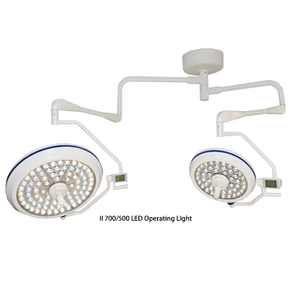 Luz médica quirúrgica de la lámpara sin sombra de funcionamiento montada en el techo doble LED